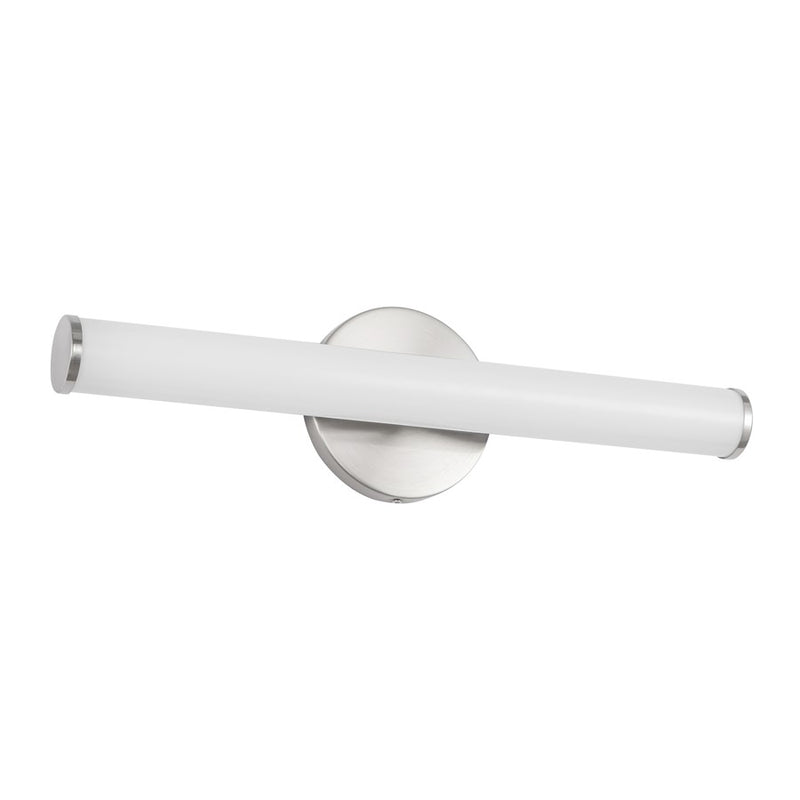 Kuzco Tectra 18" Silver Dimmable LED Wall Sconce, Brushed Nickel