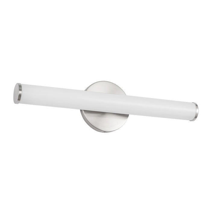Kuzco Tectra 18" Silver Dimmable LED Wall Sconce, Brushed Nickel