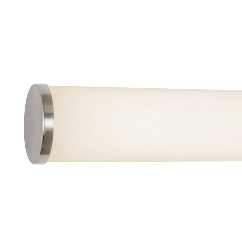 Kuzco Tectra 18" Silver Dimmable LED Wall Sconce, Brushed Nickel