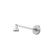 Kuzco Dune 14in 1-Light LED Wall Sconce | Modern Brushed Nickel and Metalized PC Reflector | Hallway & Bedroom Accent | Model WS19914-BN