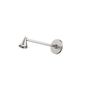 Kuzco Dune 14in 1-Light LED Wall Sconce | Modern Brushed Nickel and Metalized PC Reflector | Hallway & Bedroom Accent | Model WS19914-BN