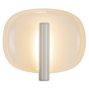 Kuzco Lustre 9" Wht Dim LED Wall Sconce, Pearl White - WS20809-PW