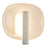 Kuzco Lustre 9" Wht Dimmable LED Wall Sconce, Pearl White