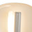 Kuzco Lustre 9" Wht Dimmable LED Wall Sconce, Pearl White
