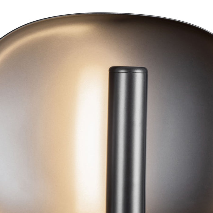 Kuzco Lustre 9" Silver Dimmable LED Wall Sconce, Space Gray