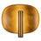 Kuzco Lustre 9" Brass Dim LED Wall Sconce, Vintage Brass - WS20809-VB