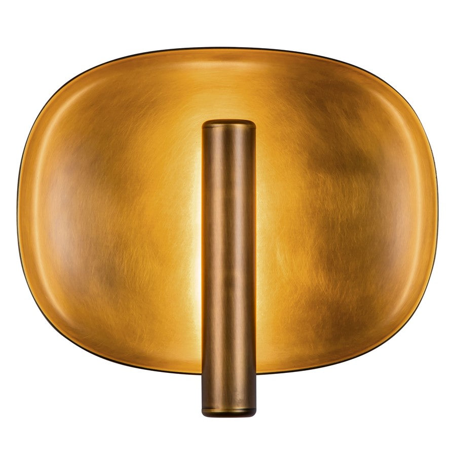 Kuzco Lustre 9" Brass Dim LED Wall Sconce, Vintage Brass - WS20809-VB