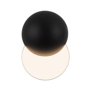 Kuzco Void 12" Blk Dim LED Wall Sconce, Blk - WS23212-BK