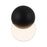 Kuzco Void 12" Blk Dim LED Wall Sconce, Blk - WS23212-BK
