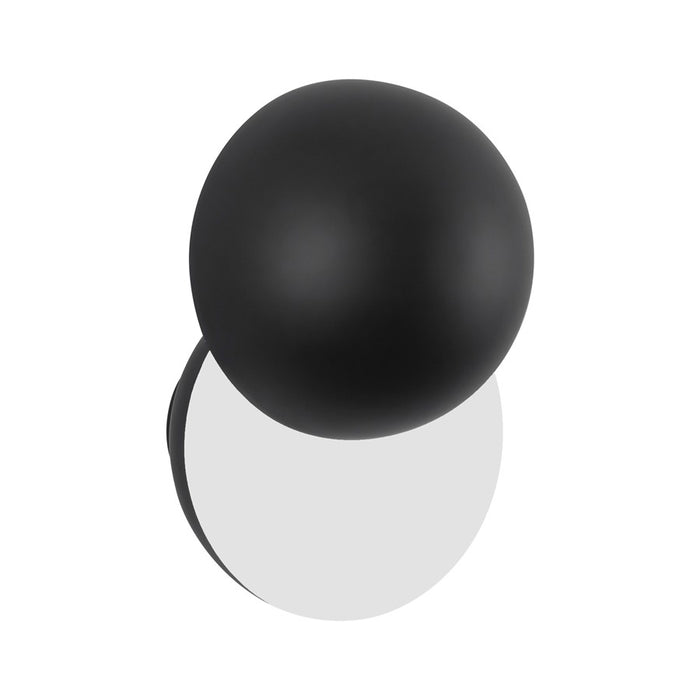Kuzco Void 12" Black Dimmable LED Wall Sconce, Black