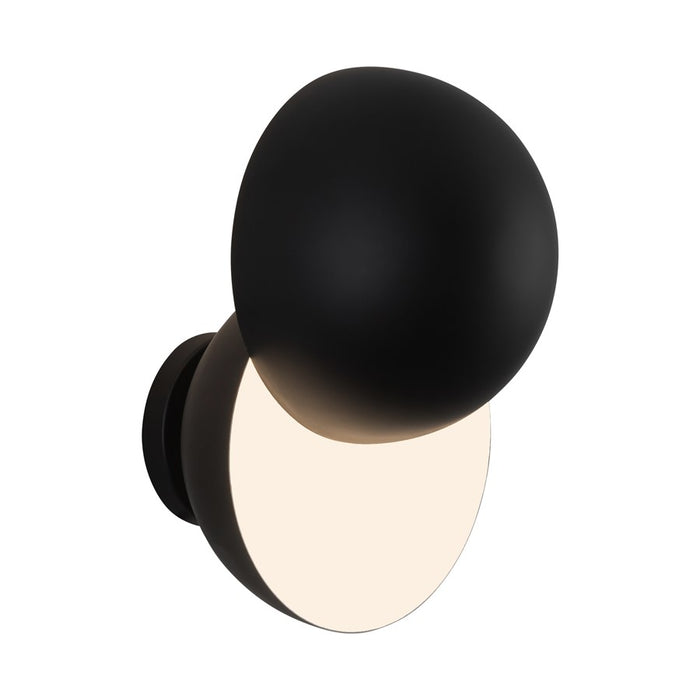 Kuzco Void 12" Black Dimmable LED Wall Sconce, Black