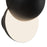 Kuzco Void 12" Black Dimmable LED Wall Sconce, Black