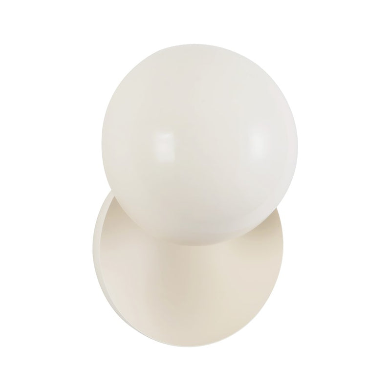 Kuzco Void 12" Pearl White Dimmable LED Wall Sconce, Pearl White