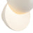 Kuzco Void 12" Pearl White Dimmable LED Wall Sconce, Pearl White