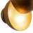 Kuzco Void 12" Vintage Brass Dimmable LED Wall Sconce, Vintage Brass
