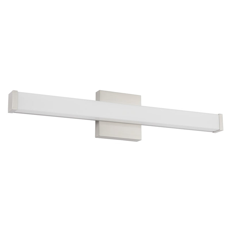 Kuzco Geri 24" Silver Dimmable LED Wall Sconce, Brushed Nickel