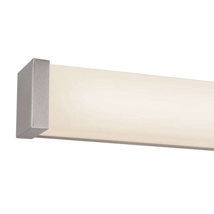 Kuzco Geri 24" Silver Dimmable LED Wall Sconce, Brushed Nickel