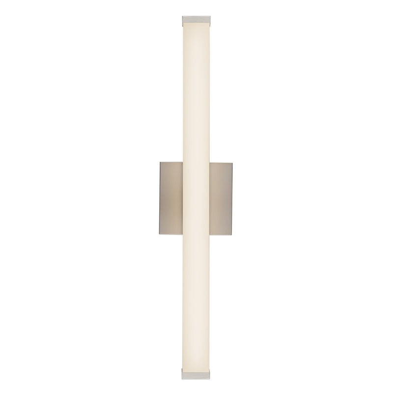 Kuzco Geri 24" Silver Dimmable LED Wall Sconce, Brushed Nickel