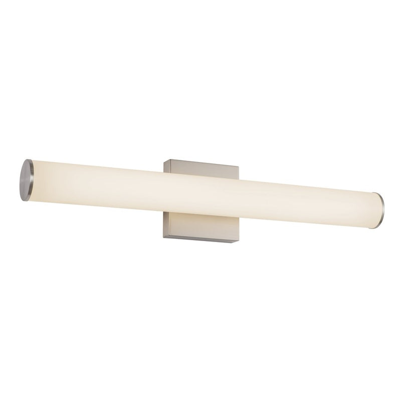 Kuzco Rico 24" Silver Dimmable LED Wall Sconce, Brushed Nickel