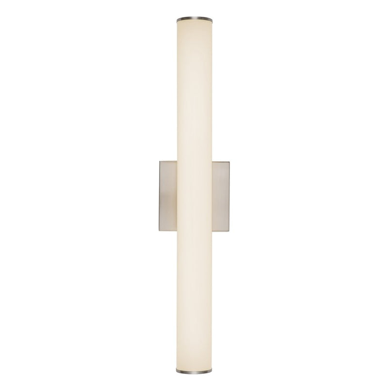 Kuzco Rico 24" Silver Dimmable LED Wall Sconce, Brushed Nickel