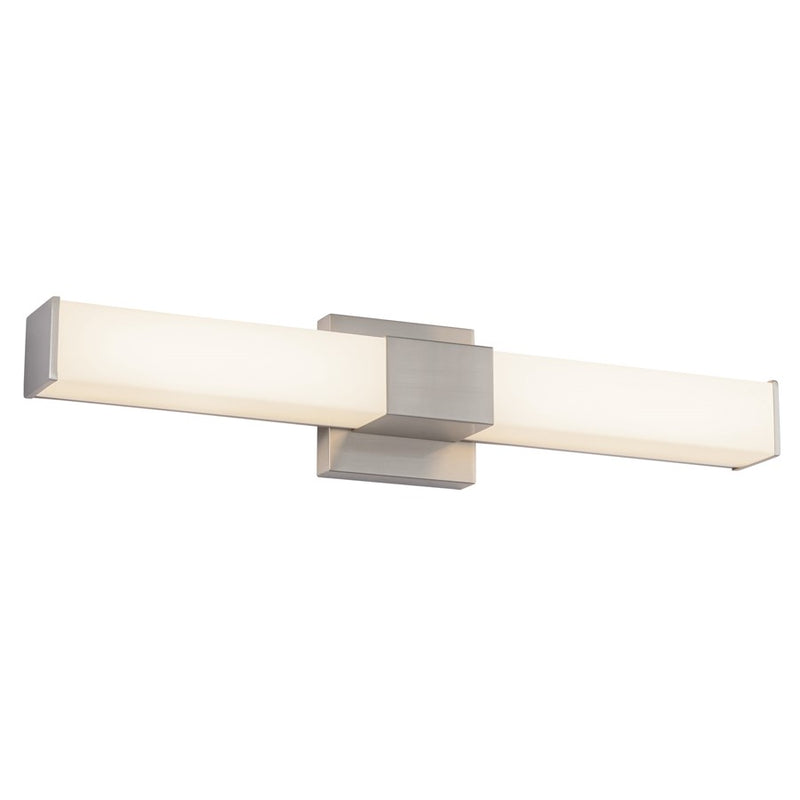 Kuzco Vivi 24" Silver Dimmable LED Wall Sconce, Brushed Nickel