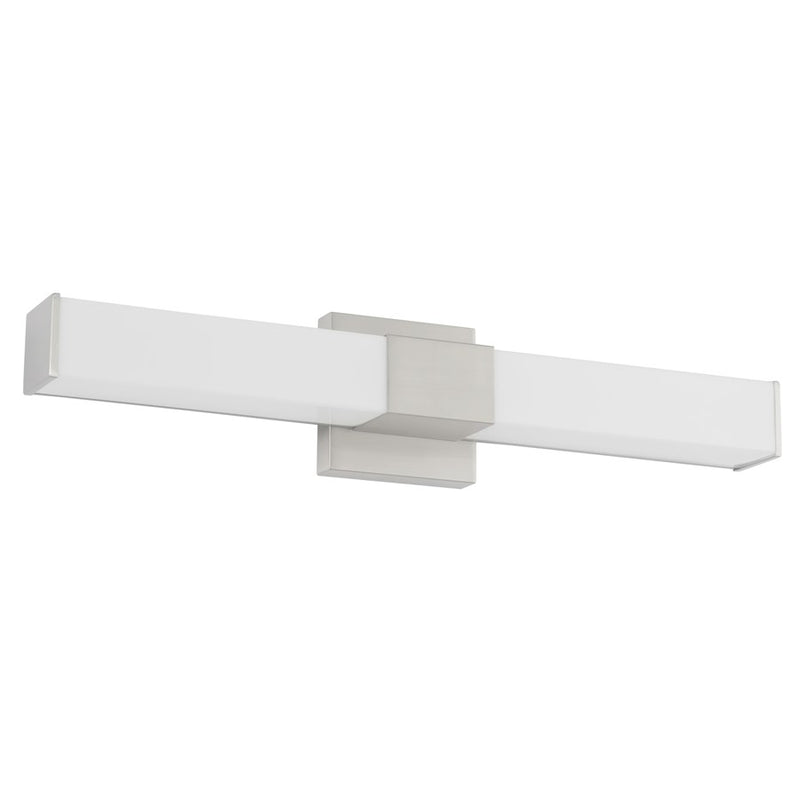 Kuzco Vivi 24" Silver Dimmable LED Wall Sconce, Brushed Nickel