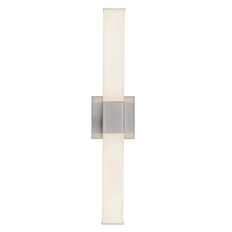 Kuzco Vivi 24" Silver Dimmable LED Wall Sconce, Brushed Nickel