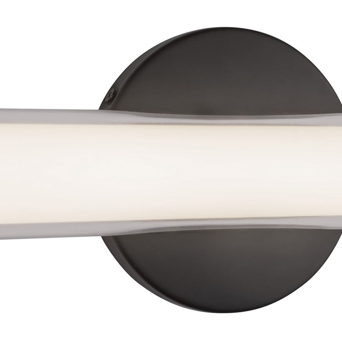 Kuzco Tole 24" Black Dimmable LED Wall Sconce, Black