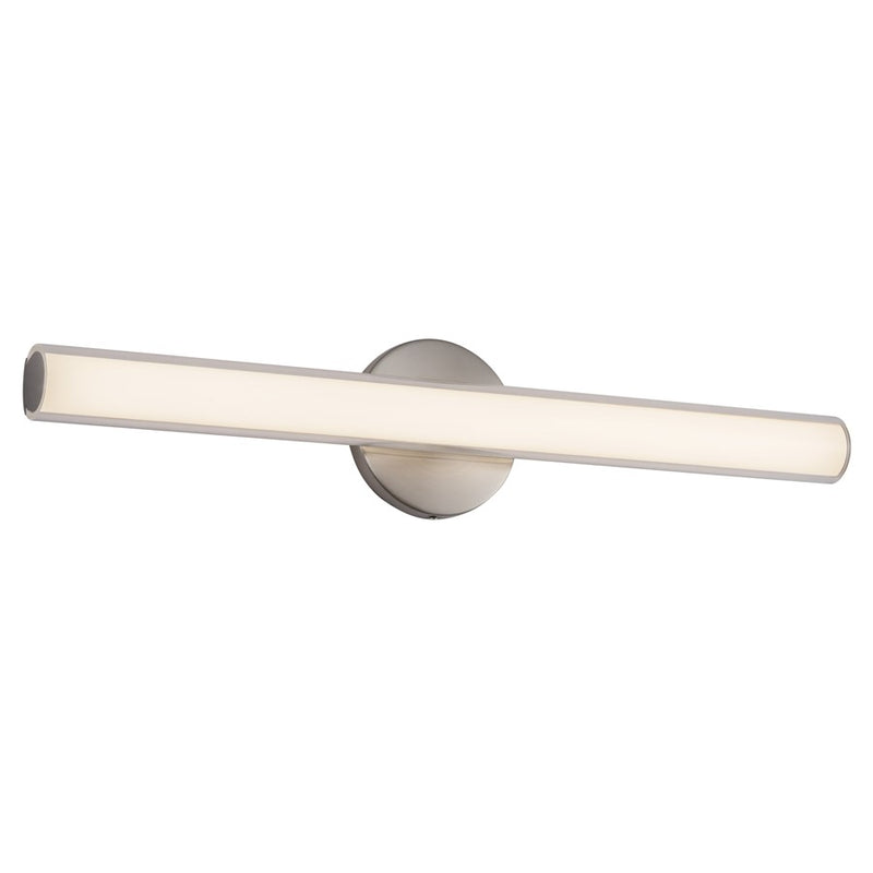 Kuzco Tole 24" Silver Dimmable LED Wall Sconce, Brushed Nickel