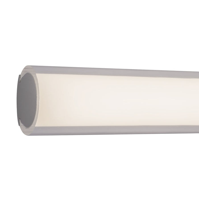 Kuzco Tole 24" Silver Dimmable LED Wall Sconce, Brushed Nickel