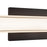 Kuzco Garland 24" Black Dimmable LED Wall Sconce, Black