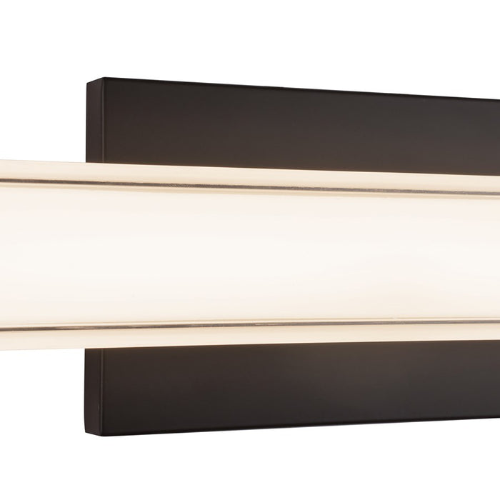 Kuzco Garland 24" Black Dimmable LED Wall Sconce, Black