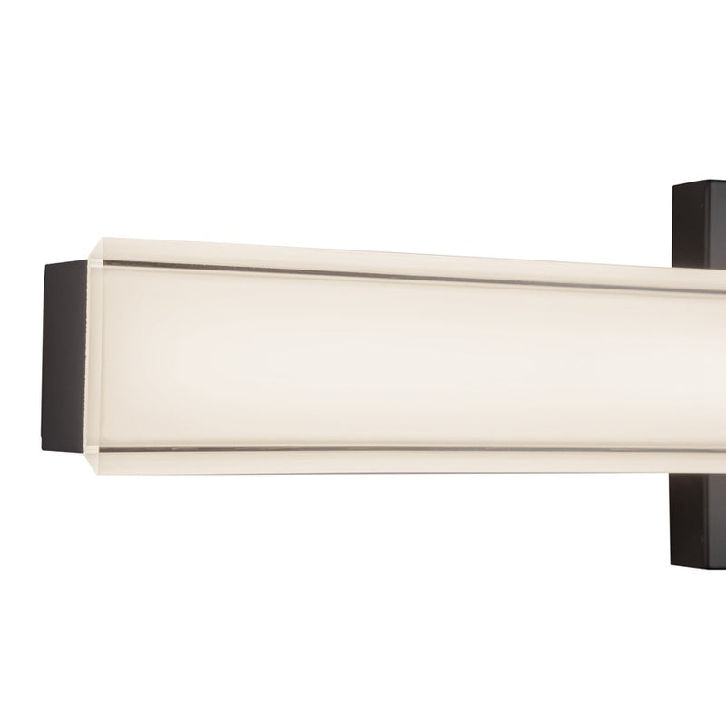 Kuzco Garland 24" Black Dimmable LED Wall Sconce, Black