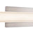 Kuzco Garland 24" Silver Dimmable LED Wall Sconce, Brushed Nickel