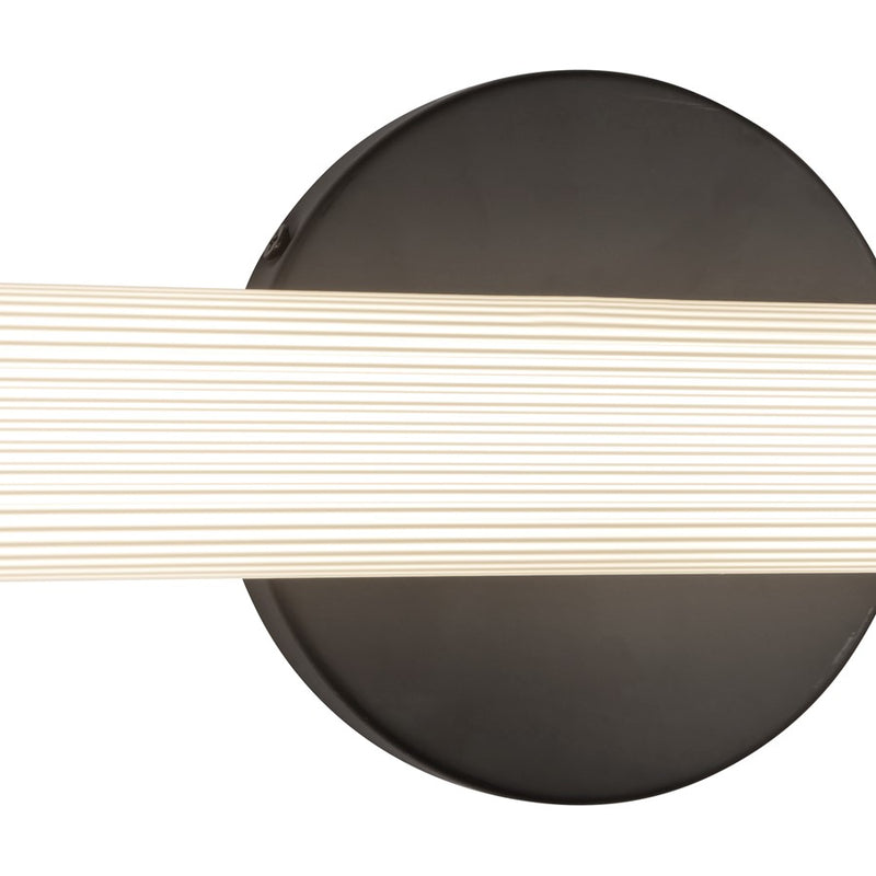 Kuzco Vire 24" Black Dimmable LED Wall Sconce, Black