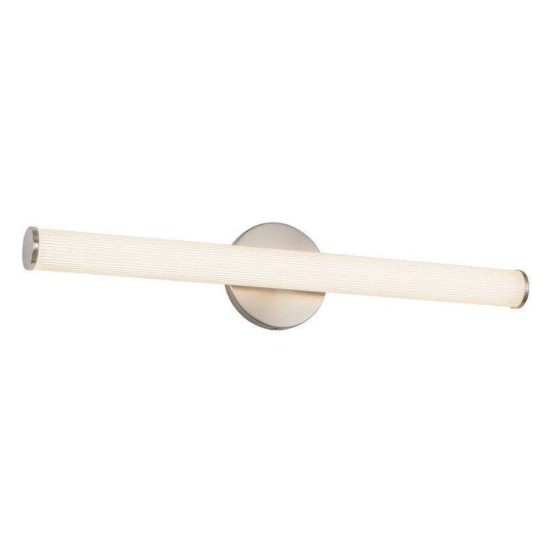 Kuzco Vire 24" Silver Dimmable LED Wall Sconce, Brushed Nickel