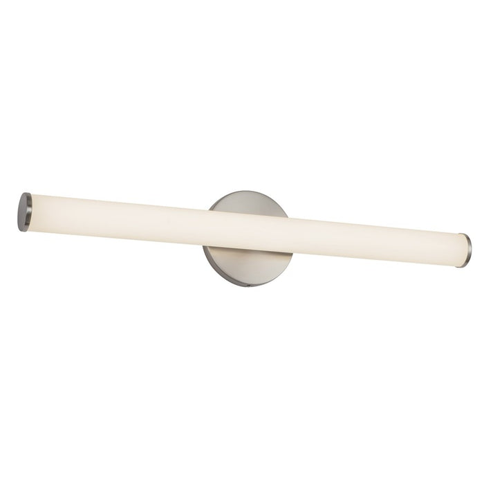 Kuzco Tectra 24" Silver Dimmable LED Wall Sconce, Brushed Nickel