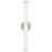 Kuzco Tectra 24" Silver Dimmable LED Wall Sconce, Brushed Nickel