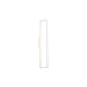 Kuzco Swivel 24in 1-Light LED Wall Sconce | Modern White and Frosted Acrylic | Living Room & Hallway Accent Light | Model WS24324-WH