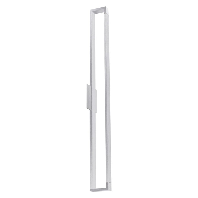 Kuzco Swivel 48in LED Wall Sconce | Modern Brushed Nickel Aluminum and Frosted Acrylic | Hallway & Living Room Accent | 3655lm | Model WS24348-BN
