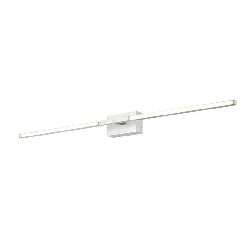 Kuzco Pandora 36in LED Wall Sconce | White Aluminum and White Acrylic Diffuser | Hallway & Living Room Linear Accent | Model WS25336-WH