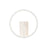 Kuzco Roda 12" Wall Sconce, White - WS27713-WH-3WCCT-UNV