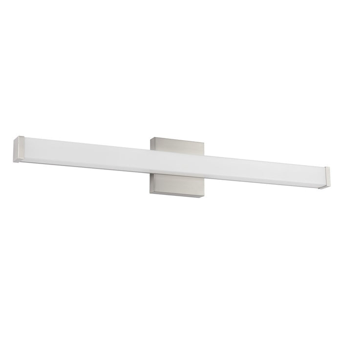 Kuzco Geri 30" Silver Dimmable LED Wall Sconce, Brushed Nickel