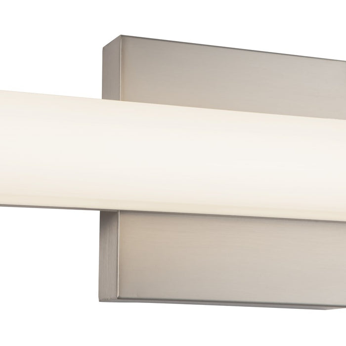 Kuzco Geri 30" Silver Dimmable LED Wall Sconce, Brushed Nickel