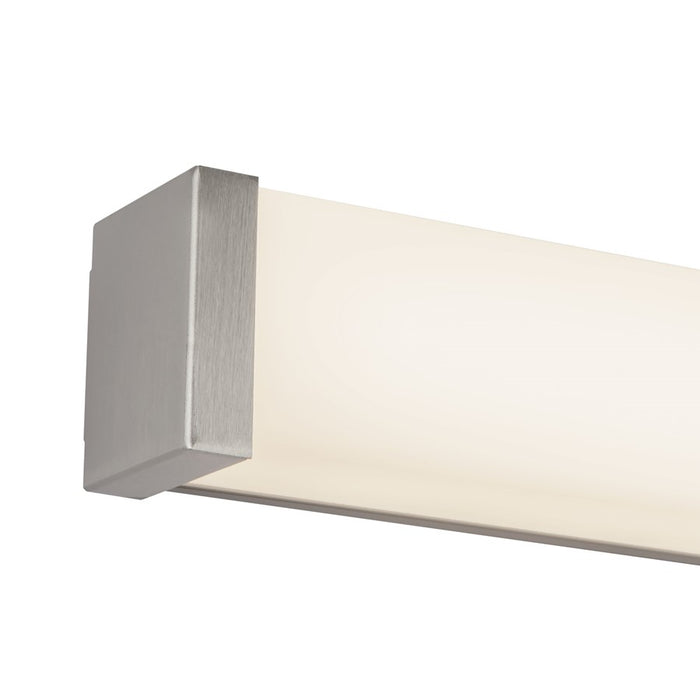 Kuzco Geri 30" Silver Dimmable LED Wall Sconce, Brushed Nickel