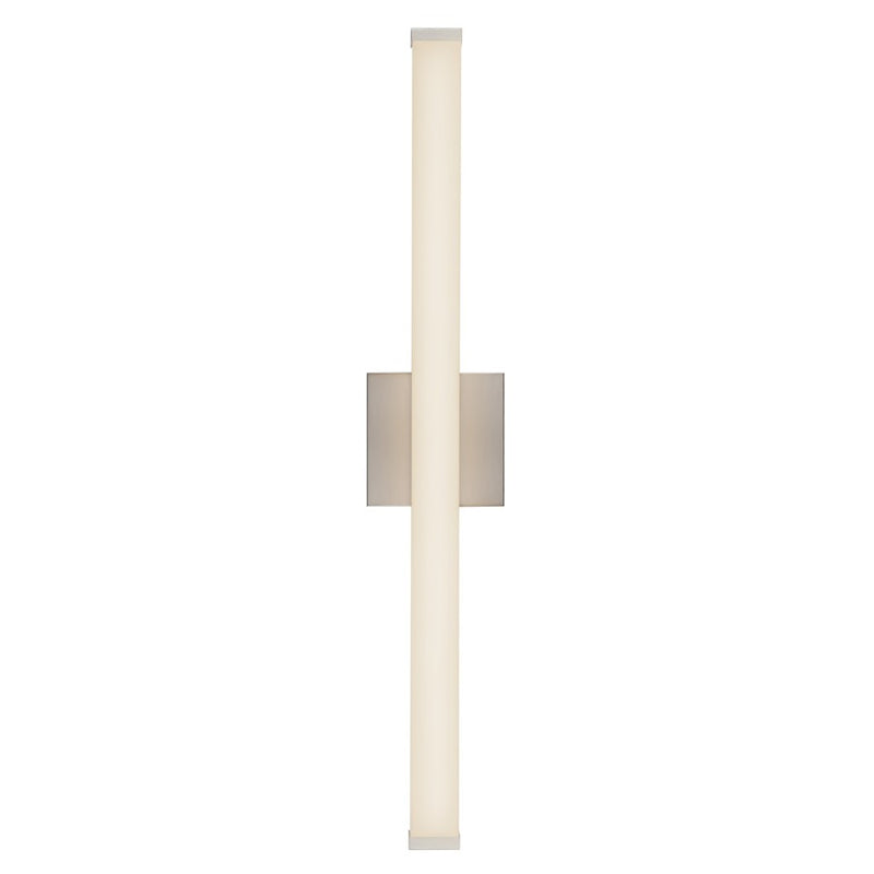 Kuzco Geri 30" Silver Dimmable LED Wall Sconce, Brushed Nickel