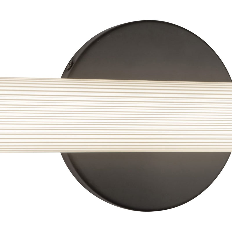 Kuzco Vire 30" Black Dimmable LED Wall Sconce, Black