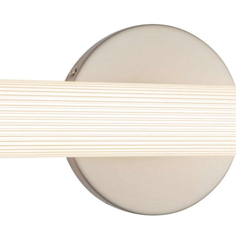Kuzco Vire 30" Silver Dimmable LED Wall Sconce, Brushed Nickel