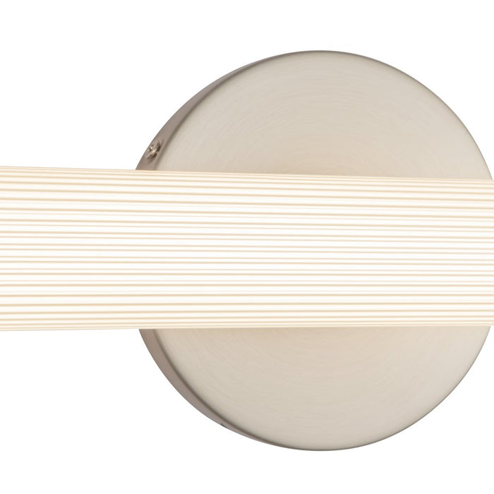 Kuzco Vire 30" Silver Dimmable LED Wall Sconce, Brushed Nickel