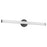 Kuzco Tectra 30" Black Dimmable LED Wall Sconce, Black